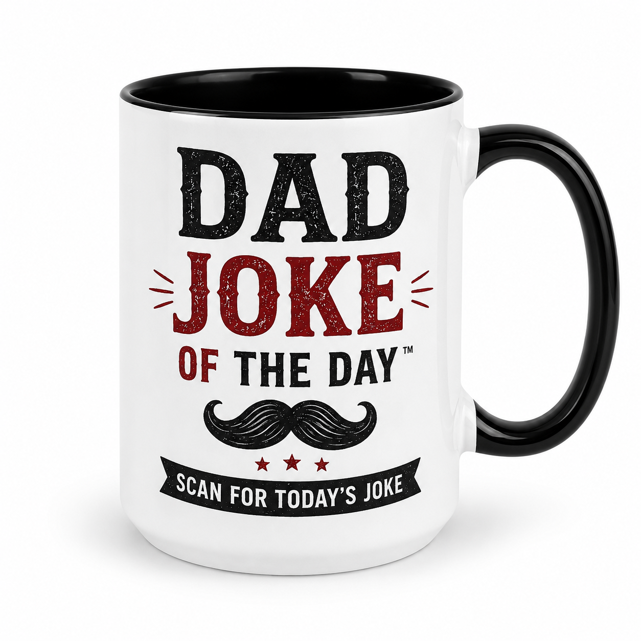 Dad Joke of the Day™ Mug | Scan for a New Dad Joke Every Day